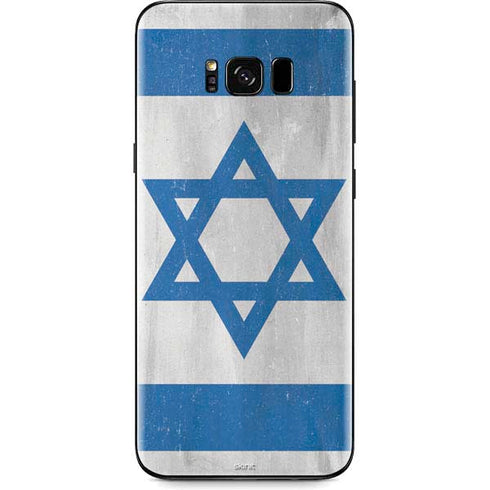Israel Flag Distressed Galaxy S8 Plus Skin